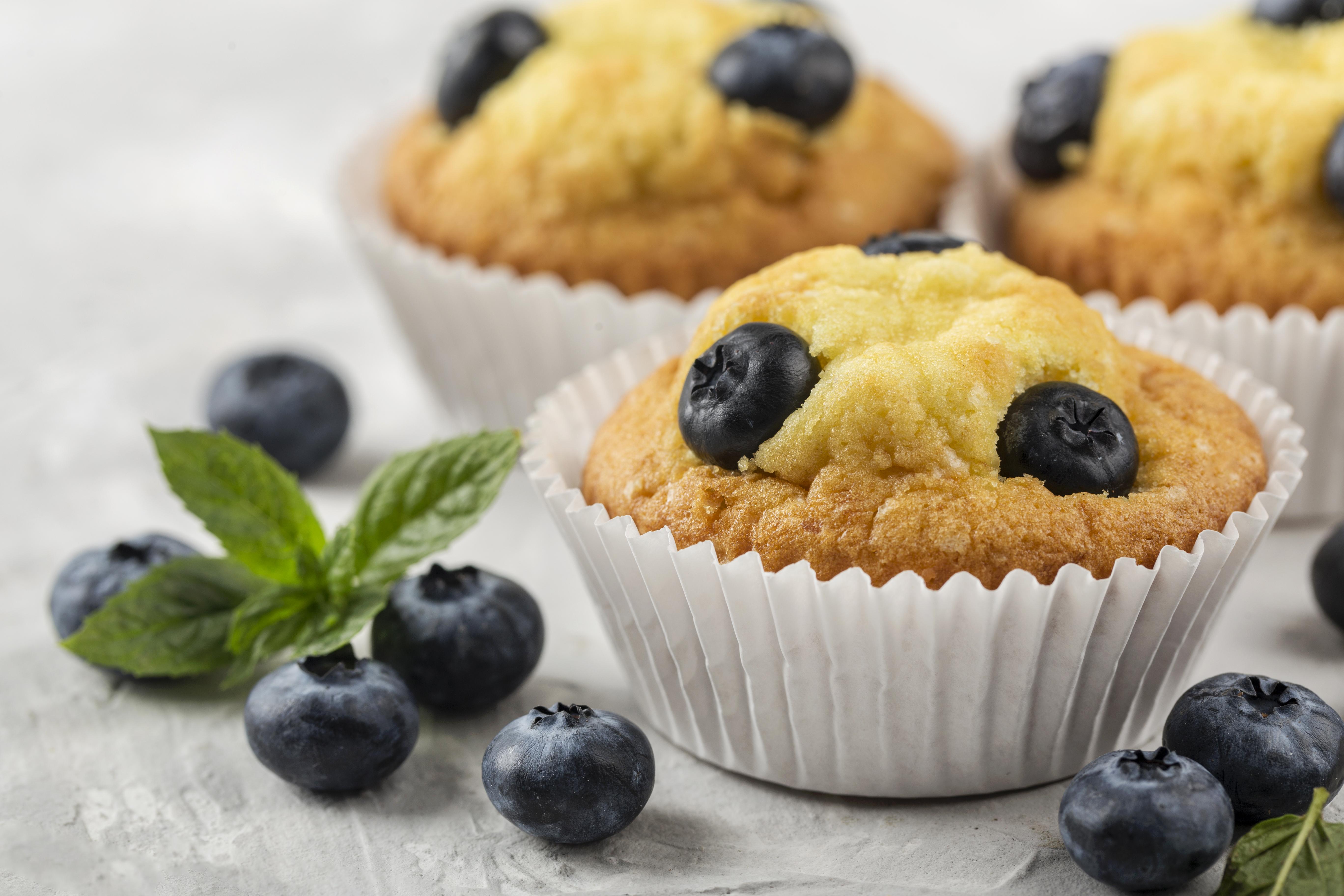 Foto von Blaubeer-Muffin